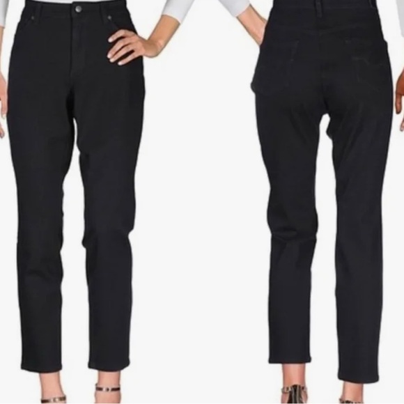 Cambio Denim - Cambio Jeans Sharon High Waist Straight Jeans | Size 6 | Black